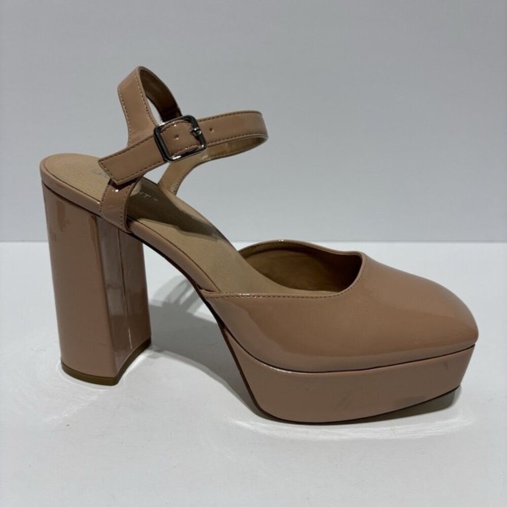 Limelight Women’s Della Platform High Heel Pumps Beige, Size 10 M